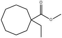 1-Ethylcyclooctanecarboxylic acid methyl ester 结构式