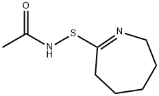 Acetamide,  N-[(3,4,5,6-tetrahydro-2H-azepin-7-yl)thio]- 结构式