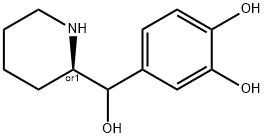 1,2-Benzenediol, 4-[(S)-hydroxy-(2S)-2-piperidinylmethyl]- (9CI) 结构式