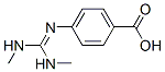 Benzoic acid, 4-[[bis(methylamino)methylene]amino]- (9CI) 结构式