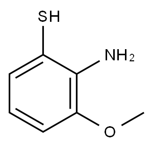 2-氨基-3-甲氧基苯硫酚 结构式