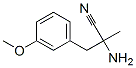 Benzenepropanenitrile, alpha-amino-3-methoxy-alpha-methyl- (9CI) 结构式