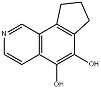 7H-Cyclopent[h]isoquinoline-5,6-diol, 8,9-dihydro- (9CI) 结构式