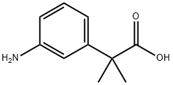 2-(3-氨基苯基)-2-甲基丙酸 结构式