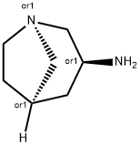 1-Azabicyclo[3.2.1]octan-3-amine,(3-endo)-(9CI) 结构式