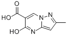 2-甲基-5-氧代-4,5-二氢吡唑并[1,5-A]嘧啶-6-羧酸 结构式