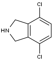 4,7-DICHLOROISOINDOLINE HYDROCHLORIDE 结构式