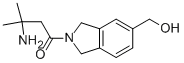 3-AMINO-1-(5-(HYDROXYMETHYL)ISOINDOLIN-2-YL)-3-METHYLBUTAN-1-ONE 结构式