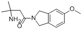 3-AMINO-1-(5-METHOXYISOINDOLIN-2-YL)-3-METHYLBUTAN-1-ONE 结构式