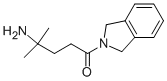 4-AMINO-1-(ISOINDOLIN-2-YL)-4-METHYLPENTAN-1-ONE 结构式