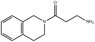 3-(3,4-dihydroisoquinolin-2(1H)-yl)-3-oxopropan-1-amine 结构式