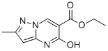 ETHYL 5-HYDROXY-2-METHYLPYRAZOLO[1,5-A]PYRIMIDINE-6-CARBOXYLATE 结构式