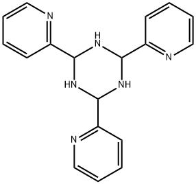 1,3,5-Triazine, hexahydro-2,4,6-tri-2-pyridinyl- 结构式