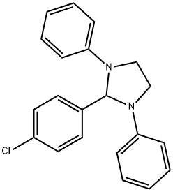 2-(p-Chlorophenyl)-1,3-diphenylimidazolidine 结构式