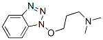 1-(gamma-dimethylaminopropoxy)benzotriazole 结构式