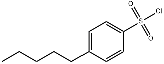 4-N-戊(烷)基苯磺酰基氯 结构式