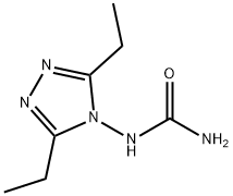 (3,5-Diethyl-4H-1,2,4-triazol-4-yl)urea 结构式