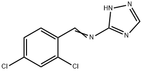 N-(2,4-Dichlorobenzylidene)-1H-1,2,4-triazol-3-amine 结构式