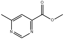 6-甲基嘧啶-4-甲酸甲酯 结构式