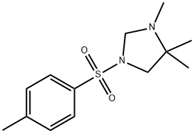 1-(对甲苯磺酰)-3,4,4-三甲基咪唑烷 结构式