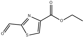 2-甲醛基噻唑-4-羧酸乙酯 结构式