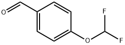 4-(二氟甲氧基)苯甲醛 结构式