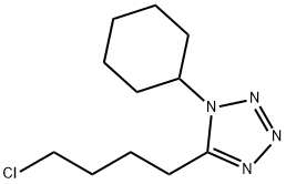 5-（4-氯丁基）-1-环己基-1H-四氮唑 结构式