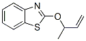 Benzothiazole, 2-[(1-methyl-2-propenyl)oxy]- (9CI) 结构式