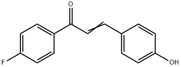 1-(4-氟苯基)-3-(4-羟基苯基)-2-丙烯-1-酮 结构式