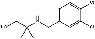 2-(3,4-Dichlorobenzylamino)-2-methyl-1-propanol 结构式