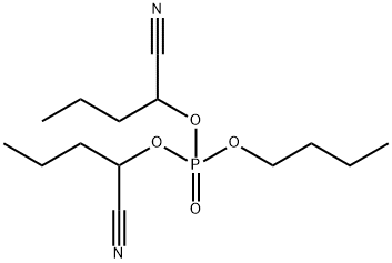 Bis(1-cyanobutyl)butyl=phosphate 结构式