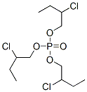 Phosphoric acid tris(2-chlorobutyl) ester 结构式