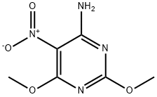 6-amino-2,4-dimethoxy-5-nitropyrimidine 结构式