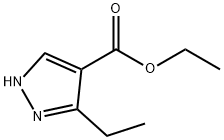 ETHYL-3-ETHYLPYRAZOLE-4-CARBOXYLATE 结构式