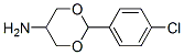 2-(4-Chlorophenyl)-1,3-dioxan-5-amine 结构式