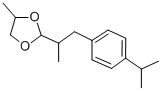 CYCLAMENALDEHYDEPROPYLENEGLYCOLACETAL 结构式