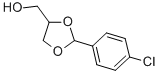 2-(4-Chlorophenyl)-1,3-dioxolane-4-methanol 结构式