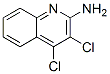 3,4-Dichloro-2-quinolinamine 结构式