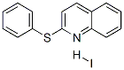 2-phenylsulfanylquinoline hydroiodide 结构式