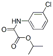 N-(3-Chlorophenyl)oxamidic acid isopropyl ester 结构式