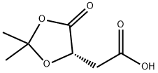 (S)-[2,2-二甲基-5-氧代二氧戊环-4-基]乙酸 结构式