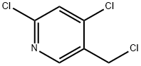 2,4-二氯-5-(氯甲基)-吡啶 结构式