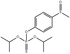 O,O-二异丙基-O-(4-(甲基亚磺酰基)苯基)硫代磷酸酯 结构式