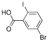 5-Bromo-2-iodobenzoic acid 结构式