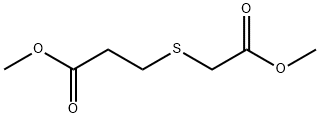 3-[(2-甲氧基-2-氧乙基)硫代]丙酸甲酯 结构式