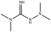 Hydrazinecarboximidamide, N,N,2,2-tetramethyl- (9CI) 结构式