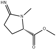 Proline, 5-imino-1-methyl-, methyl ester (9CI) 结构式