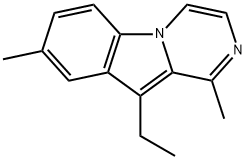 Pyrazino[1,2-a]indole, 10-ethyl-1,8-dimethyl- (9CI) 结构式