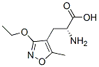 4-Isoxazolepropanoicacid,alpha-amino-3-ethoxy-5-methyl-,(R)-(9CI) 结构式