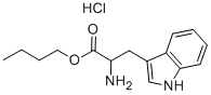 DL-2-AMINO-3-INDOLYLPROPANOIC ACID BUTYL ESTER HYDROCHLORIDE 结构式